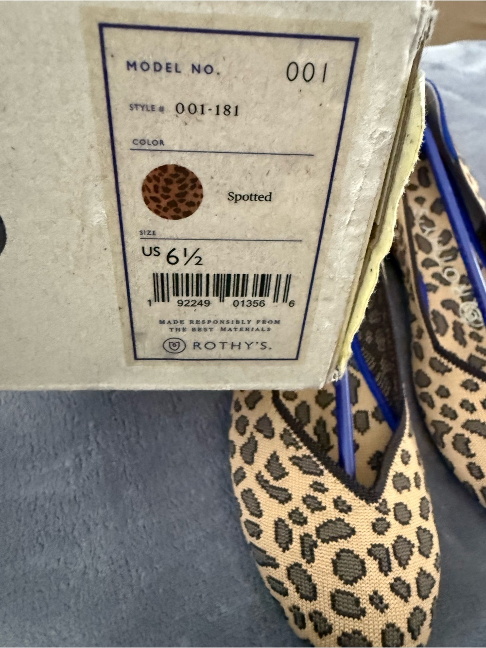 Leopard Print Ballet Rothy’s - Picture 6 of 6